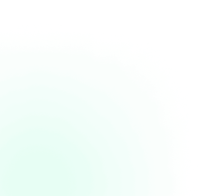 Fondo decorativo con degradado verde menta para sección de diseño web