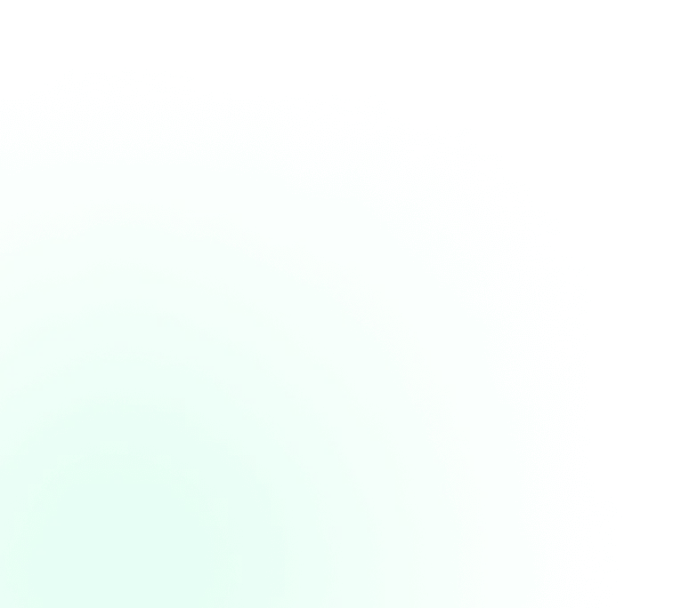 Fondo decorativo con degradado verde menta para sección de diseño web