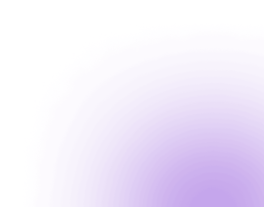 Fondo decorativo con degradado morado para sección de metodología web